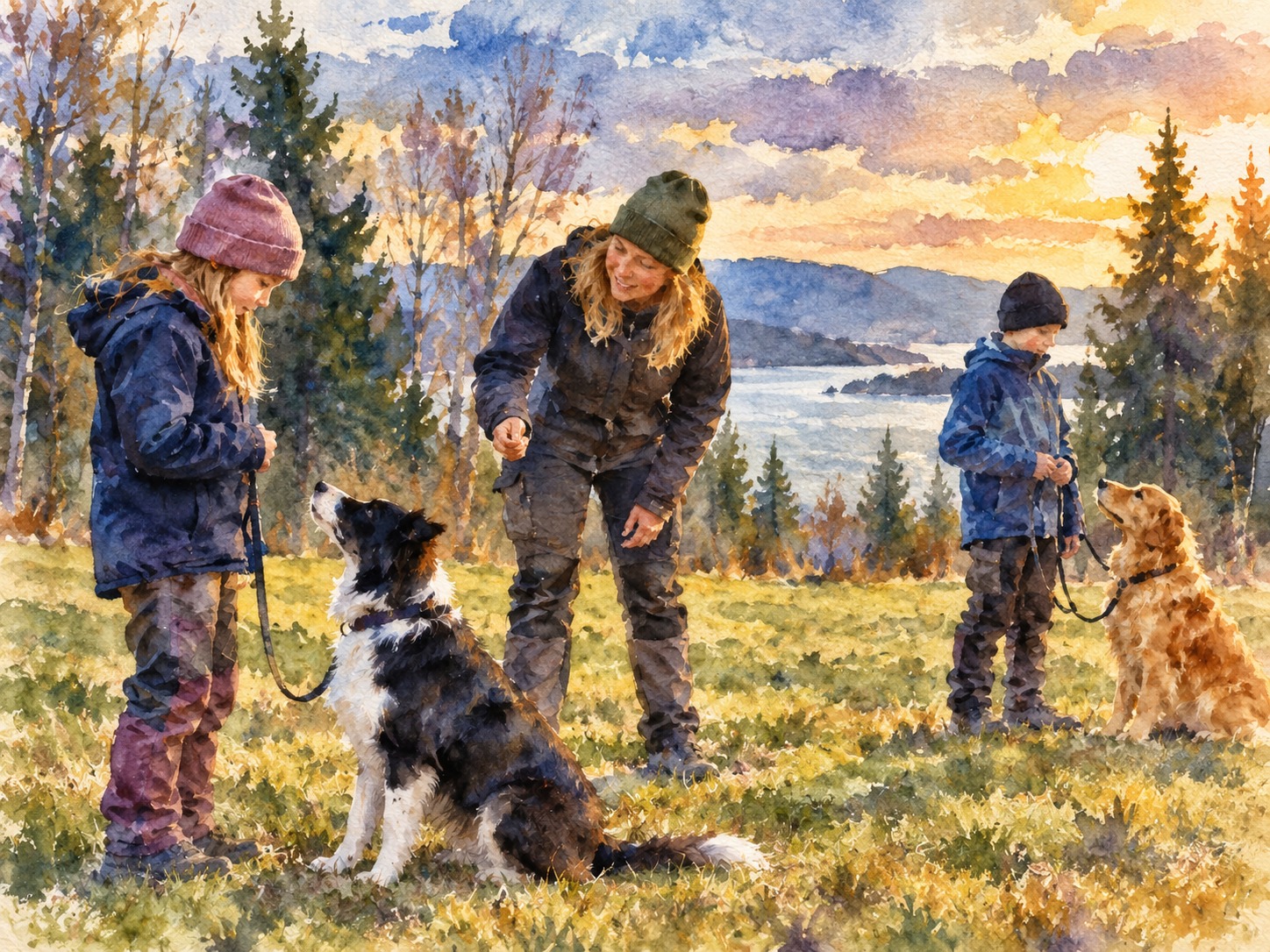 Höstlovsskoj i hundhallen – Barn med hund